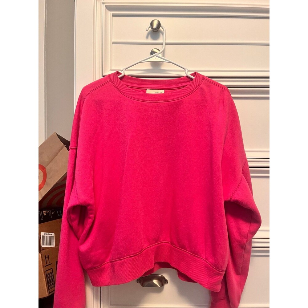 Pink target sweatshirt